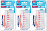 3 JORDAN BRUSH BETWEEN Refillable Interdental Brush With Refill Heads Size S