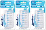 3 JORDAN BRUSH BETWEEN Refillable Interdental Brush With Refill Heads Size M