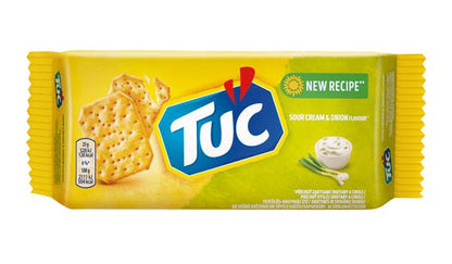 6 TUC SOUR CREAM & ONION Flavor Crackers Crisps European Snacks 100g 3.5oz