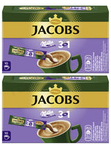 2 JACOBS MILKA CHOCOLATE Flavor 3in1 Instant Coffee 180g 6.3oz