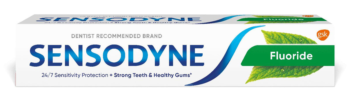 4 SENSODYNE FLUORIDE Sensitivity Protection Daily Toothpaste 75ml