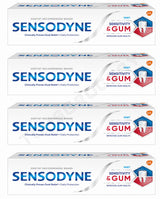 4 SENSODYNE SENSITIVITY & GUM Daily Protection Clinical Toothpaste 75ml