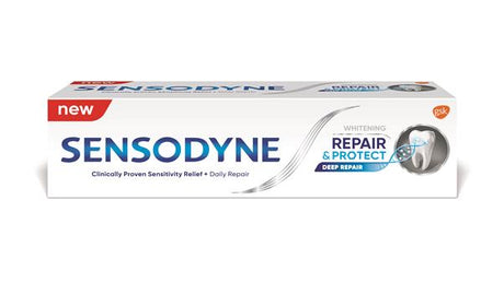 4 SENSODYNE DEEP REPAIR & PROTECT Whitening Daily Protection Toothpaste 75ml