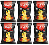 6 CHAZZ JALAPENO HABANERO Flamin Hot Flavor Potato Chips 90g 3.1oz