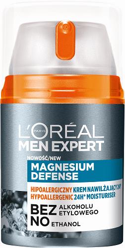 L'OREAL MEN EXPERT MAGNESIUM DEFENCE 24h Hypoallergenic Moisturizer 50ml