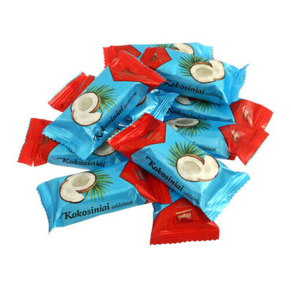 COCONUT Flavor Candies Chocolate Covered Crunchy Wafer Bites European Sweets