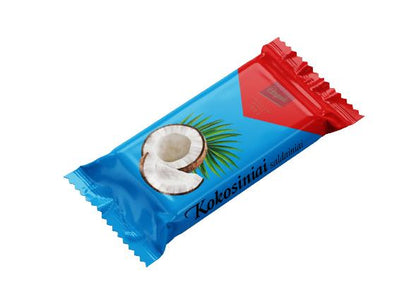 COCONUT Flavor Candies Chocolate Covered Crunchy Wafer Bites European Sweets