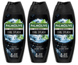 3 PALMOLIVE MEN INTENSE COOL SPLASH Sea Salt & Mint 4in1 Shower Gel 500ml