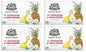 4 NATURAL PINEAPPLE & PEAR Flavor Herbal Infusion Fruit Tea Boxes Zolynelis