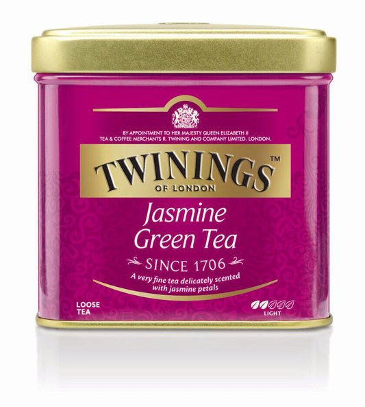 TWININGS JASMINE GREEN TEA Loose Leaf Tea Tin 100g 3.5oz