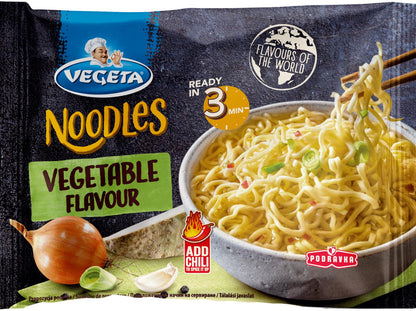 20 VEGETA VEGETABLE Flavor Ramen Soup Instant Noodles European Snacks