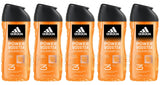 5 ADIDAS POWER BOOSTER 3in1 Enduring Shower Gel Bottles For Men 250ml