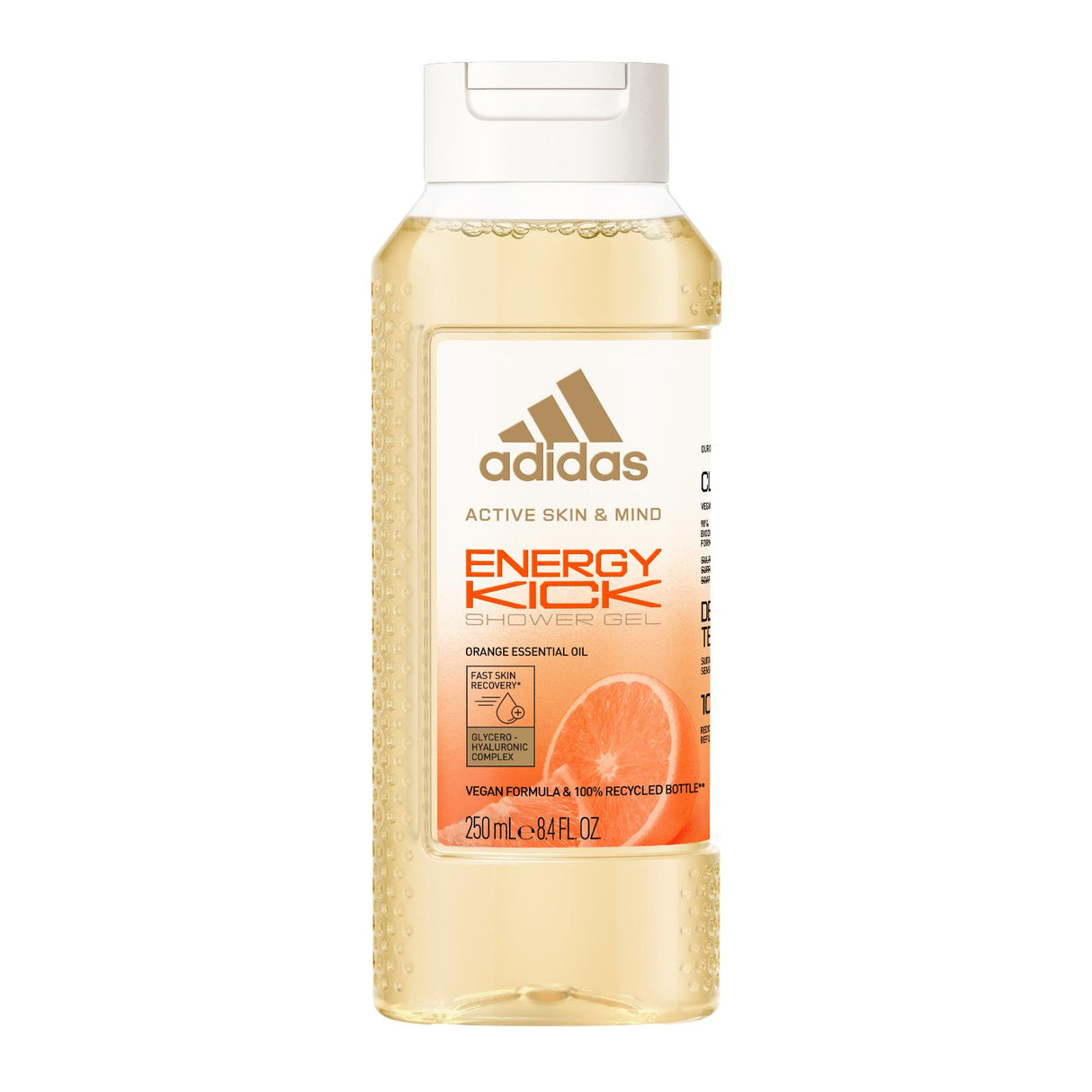 5 ADIDAS ENERGY KICK Orange Essential Oil Shower Gel 250ml