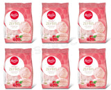 6 LAIMA RASPBERRY Flavor Zephyr Marshmallows Retro Latvian 200g 7oz