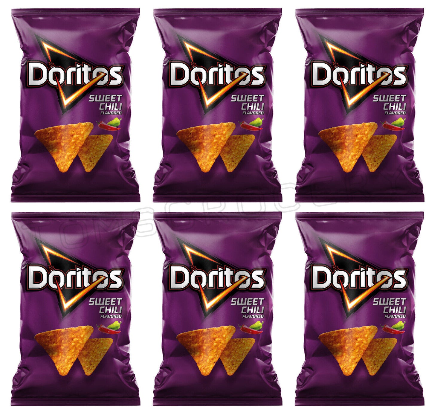 6 DORITOS SWEET CHILI Flavor Corn Chips Crisps European Snacks 100g 3.5oz