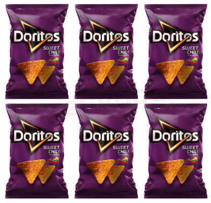 6 DORITOS SWEET CHILI Flavor Corn Chips Crisps European Snacks 100g 3.5oz