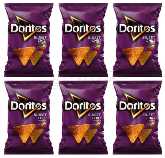 6 DORITOS SWEET CHILI Flavor Corn Chips Crisps European Snacks 100g 3.5oz