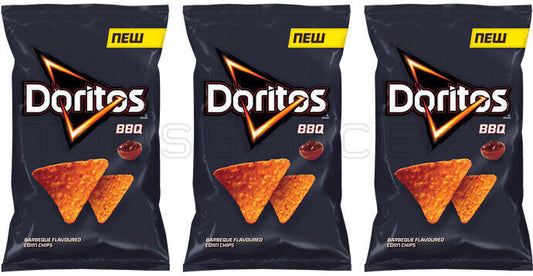 3 DORITOS BBQ Flavor Corn Chips Crisps European Snacks 100g 3.5oz