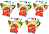 HIPP ORGANIC Instant Spaghetti Bolognese Kids Meal from 1 Year 5 x 250ml