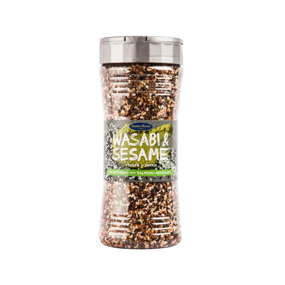 SANTA MARIA WASABI & SESAME Spice Seasoning Mix Jar 295g 10.4oz