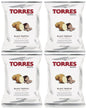4 TORRES BLACK TRUFFLE Flavor Premium Potato Chips European Snacks 125g 4.41oz