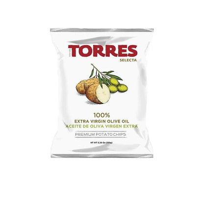 TORRES OLIVE OIL Flavor Premium Potato Chips European Snacks 150g 5.29oz