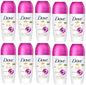 10 DOVE Go Fresh Moisturizing 48h Deodorant Antiperspirant Roll On Bottles 50ml