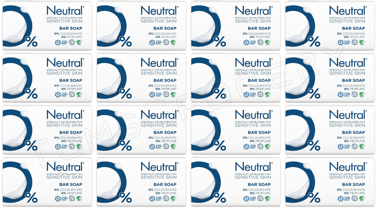 16 NEUTRAL 0% Specially Developed Bar Soap for SENSITIVE SKIN Allergy Certified