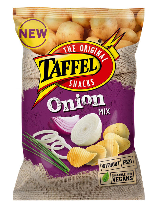 TAFFEL ONION MIX Flavor Potato Chips European Snacks Crisps 130g 4.6oz