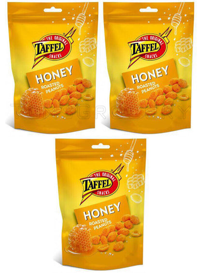 3 TAFFEL HONEY ROASTED Peanuts European Beer Snacks 110g 3.9oz