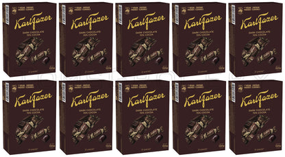 10 KARL FAZER DARK Chocolate 70% Cocoa Flavor Candies Sweets Gift Box 150g 5.3oz