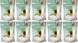 10 YES LONG WHITE Roasted Sunflower Seeds Unsalted Beer Snacks 120g 4.2oz