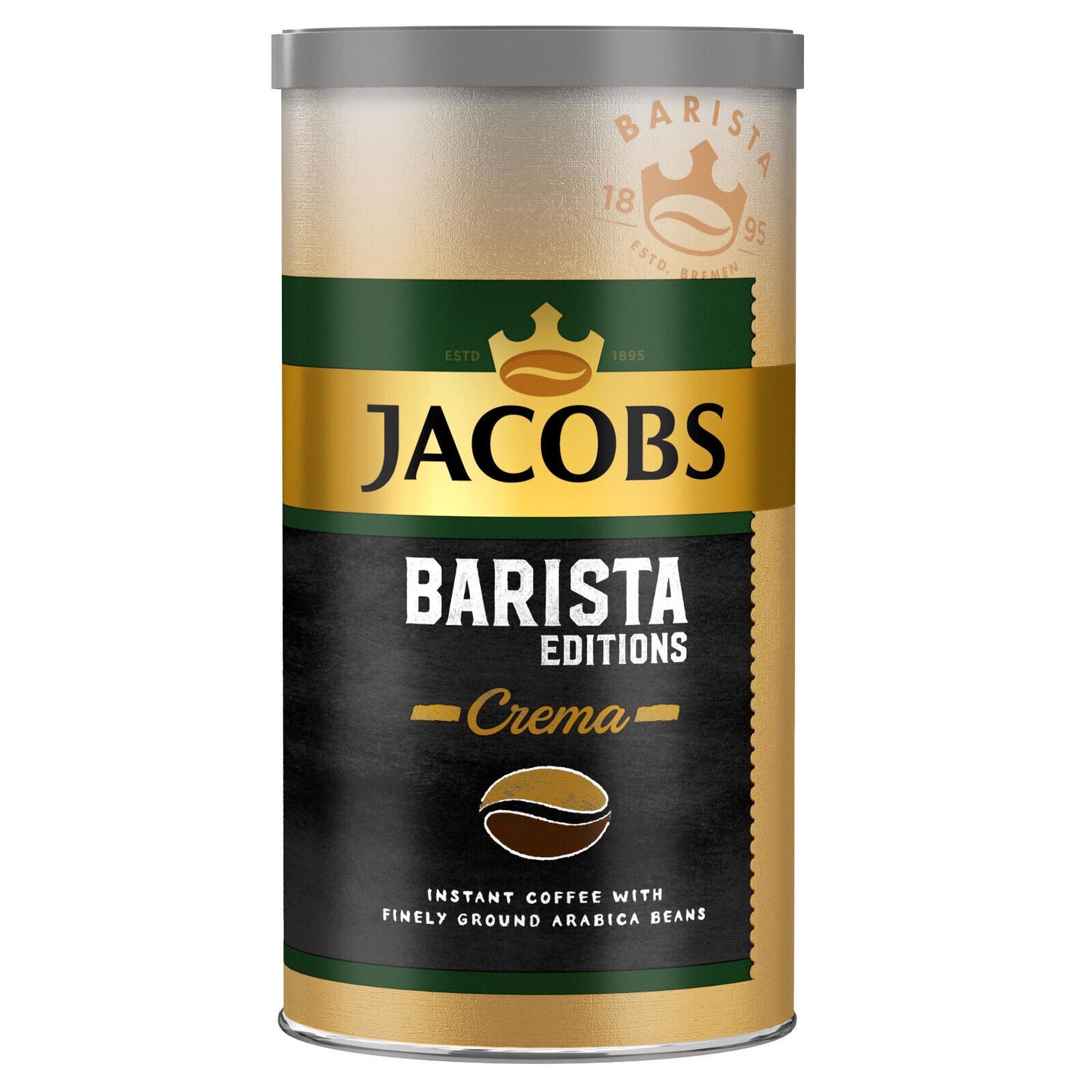 4 JACOBS BARISTA EDITIONS CREMA Instant Coffee with Finely Ground Beans 170g 6oz