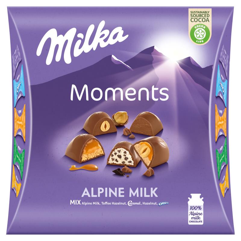 MILKA FAVOURITES Assorted Flavors Chocolate Sweets Box Oreo Toffee 95g
