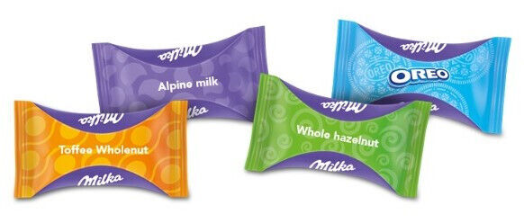 MILKA FAVOURITES Assorted Flavors Chocolate Sweets Box Oreo Toffee 95g