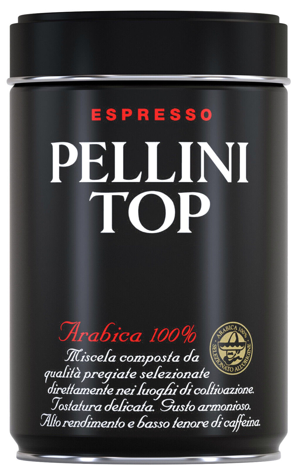 PELLINI TOP ESPRESSO Italian Ground Coffee 100% Arabica Tin 250g 8.8oz