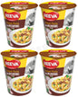 4 REEVA MUSHROOMS Flavor Instant Pasta Noodles Quick Prep Snacks (Rollton) 70g