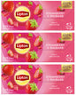 3 LIPTON STRAWBERRY & RHUBARB Flavor Fruit Infusion Tea Boxes (60 servings)