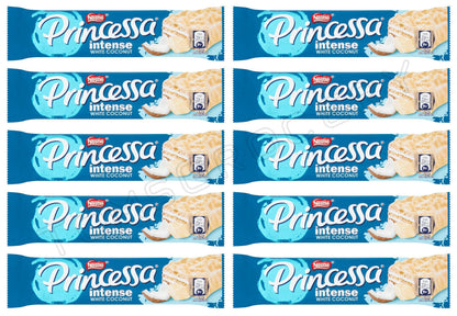 10 PRINCESSA INTENSE Coconut Flavor Wafers European Sweets Snacks 30.5g 1.07oz