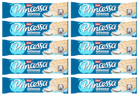 10 PRINCESSA INTENSE Coconut Flavor Wafers European Sweets Snacks 30.5g 1.07oz