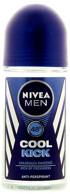 3 NIVEA MEN COOL KICK 48h Roll On Deodorant Anti-Perspirant 50ml