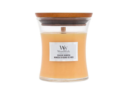 WOODWICK SEASIDE MIMOSA Scented Hourglass Candle 85g 3oz