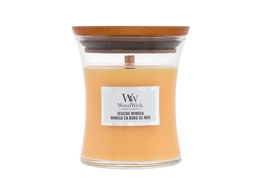 WOODWICK SEASIDE MIMOSA Scented Hourglass Candle 85g 3oz