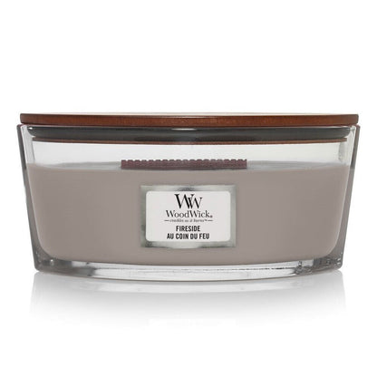 WOODWICK FIRESIDE Scented Ellipse Jar Candle 453g 16oz