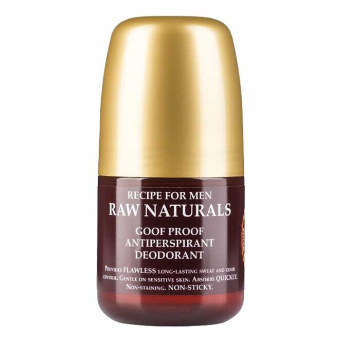 RAW NATURALS Goof Proof Antiperspirant Roll On Deodorant for Men 60ml