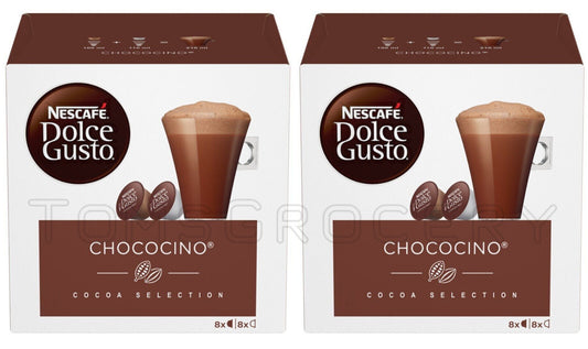 2 NESCAFE CHOCOCINO Chocolate Coffee Capsules Pods for Dolce Gusto Machines