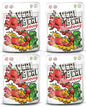 4 VERI BERI STRAWBERRY 100% Natural Vegan Gummy Stripes Sugar Free 50g 1.7oz