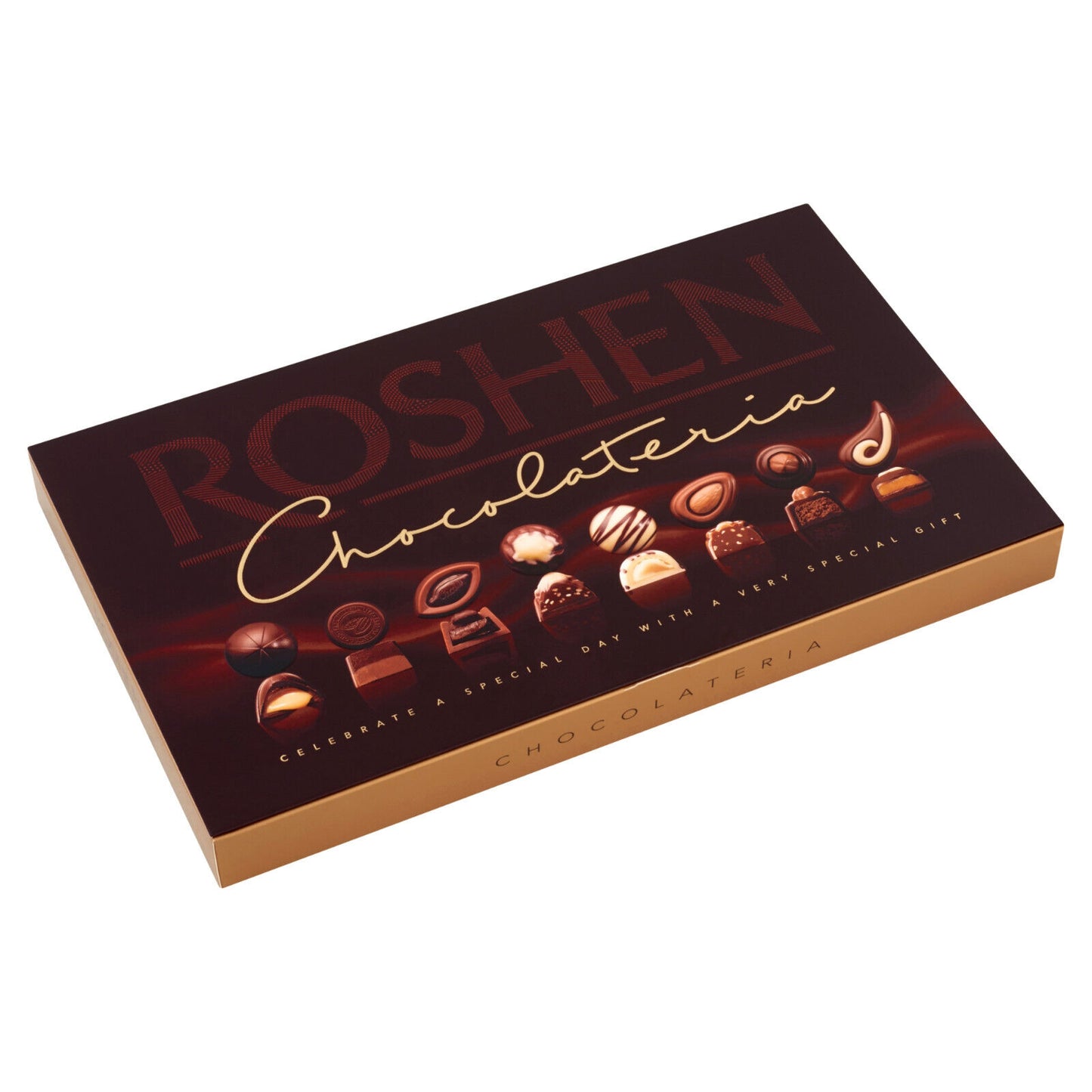 4 ROSHEN CHOCOLATERIA Gift Selection Premium Chocolate Candies Box 194g 6.8oz