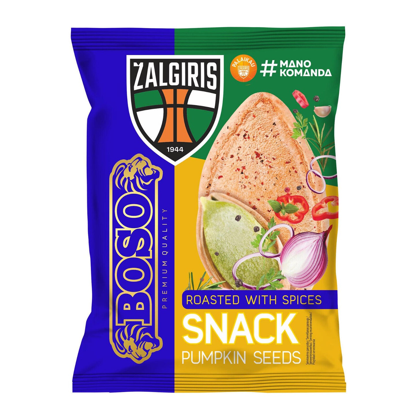 BOSO Roasted Pumpkin Seeds with Spices Beer Snacks 150g 5.3oz