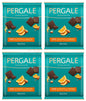 4 PERGALE Dark Chocolate Bar with Almonds & Orange European Sweets 200g 7.05oz